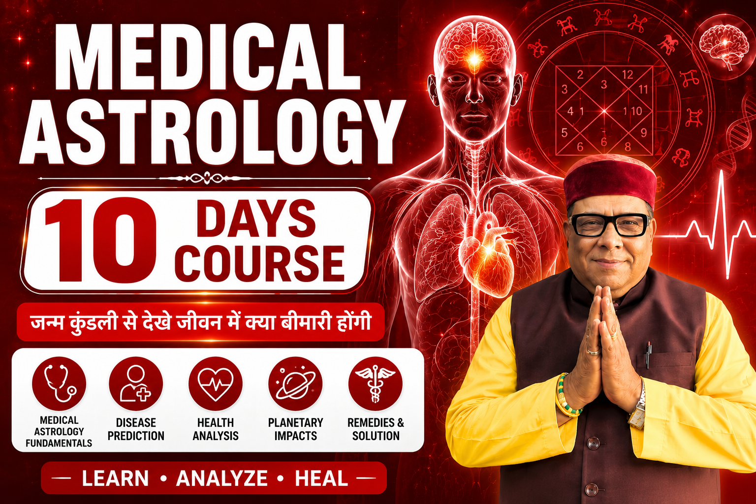 MEDICAL ASTROLOGY BASICS TO ADVANCE BATCH 1 course thumbnail